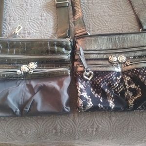 Cross body handbags (pair of 2)